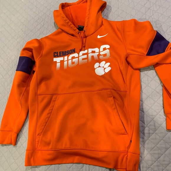 NWT’s Nike Dri Fit Clemson hoodie Men’s size L - Picture 1 of 3